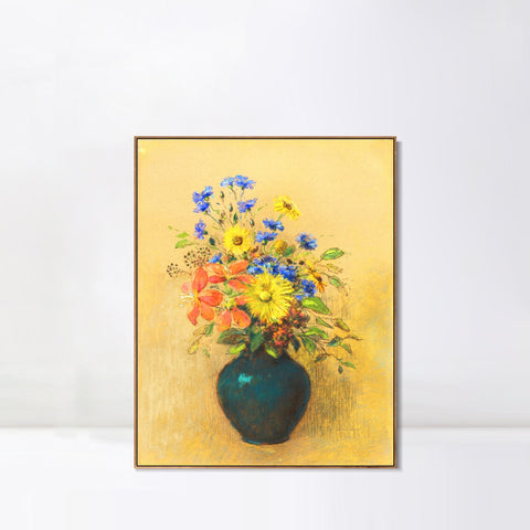 INVIN ART Framed Canvas Series#095 by Odilon Redon Wall Art Living Room Home Office Decorations