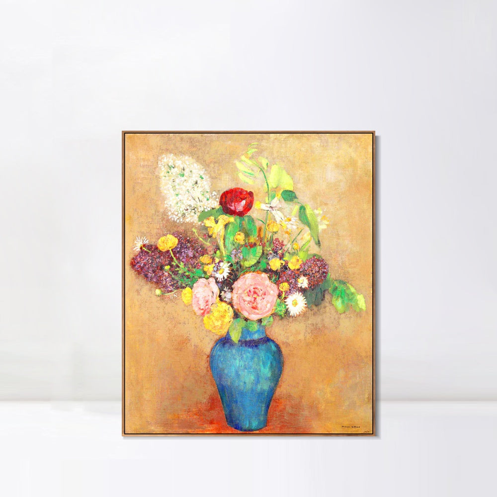 INVIN ART Framed Canvas Series#096 by Odilon Redon Wall Art Living Room Home Office Decorations