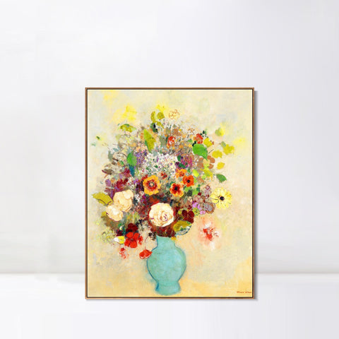 INVIN ART Framed Canvas Series#098 by Odilon Redon Wall Art Living Room Home Office Decorations