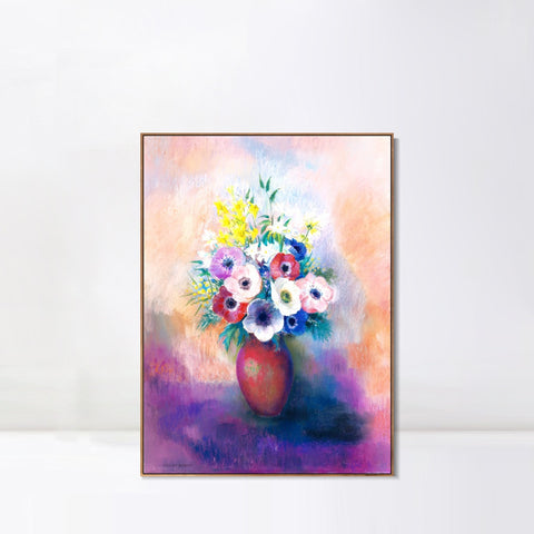 INVIN ART Framed Canvas Series#099 by Odilon Redon Wall Art Living Room Home Office Decorations