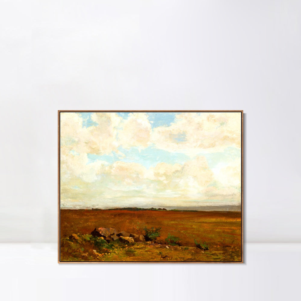 INVIN ART Framed Canvas Series#121 by Odilon Redon Wall Art Living Room Home Office Decorations