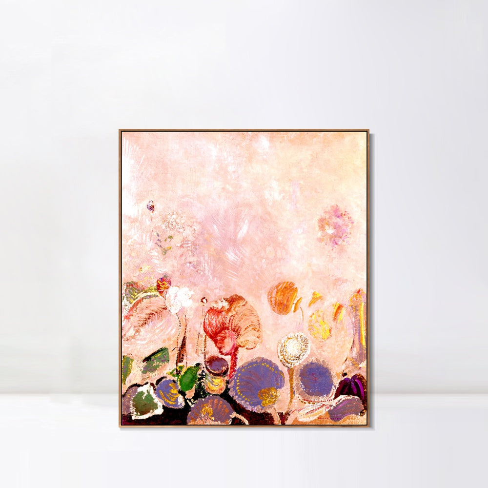 INVIN ART Framed Canvas Series#128 by Odilon Redon Wall Art Living Room Home Office Decorations