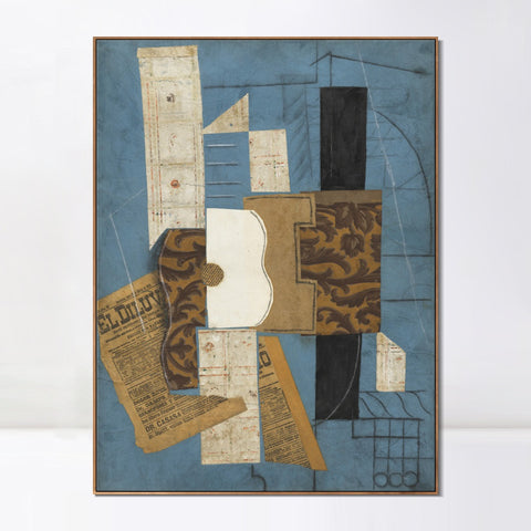 INVIN ART Framed Canvas Giclee Print Art Series#371 by Pablo Picasso Wall Art Living Room Home Office Decorations