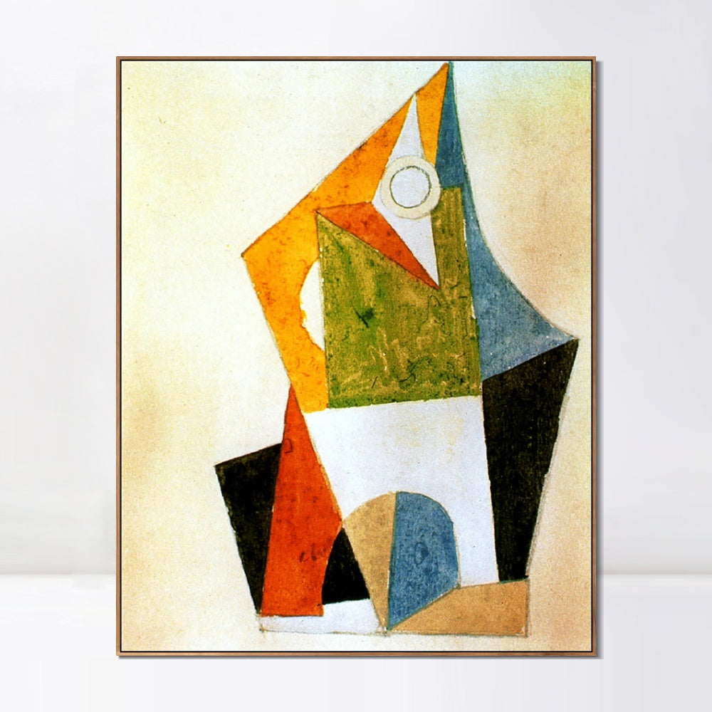INVIN ART Framed Canvas Giclee Print Art 1920 Composition by Pablo Picasso Wall Art