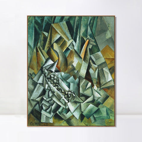 INVIN ART Framed Canvas Giclee Print Art Series#388 by Pablo Picasso Wall Art Living Room Home Office Decorations