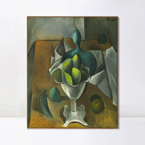 INVIN ART Framed Canvas Giclee Print Art Series#390 by Pablo Picasso Wall Art Living Room Home Office Decorations