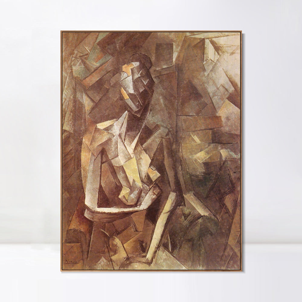 INVIN ART Framed Canvas Giclee Print Art Series#432 by Pablo Picasso Wall Art