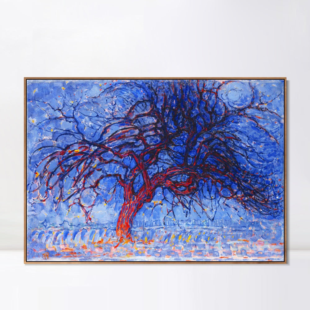 INVIN ART Framed Canvas Series#034 by Piet Cornelies Mondrian Wall Art Living Room Home Office Decorations