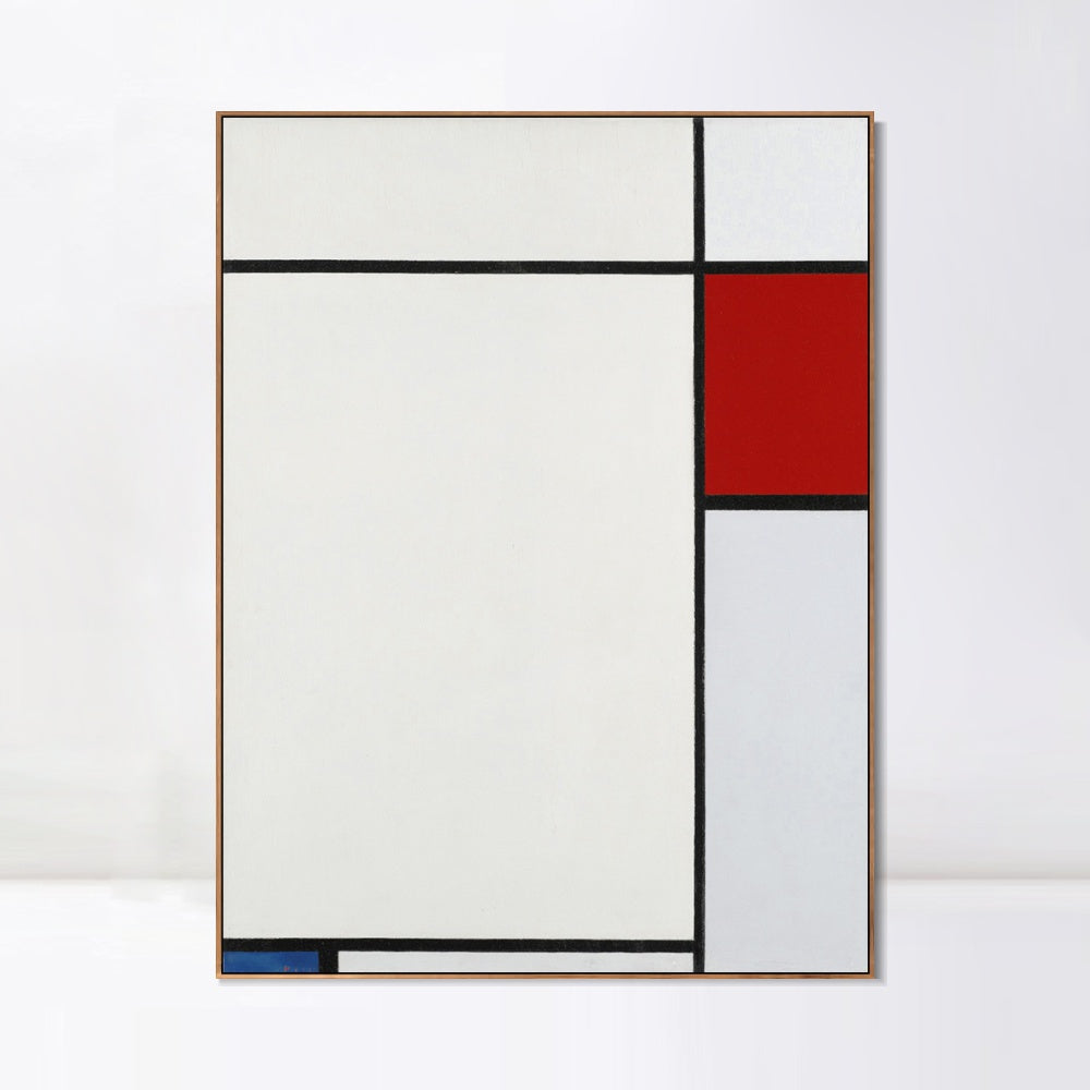INVIN ART Framed Canvas Series#039 by Piet Cornelies Mondrian Wall Art Living Room Home Office Decorations
