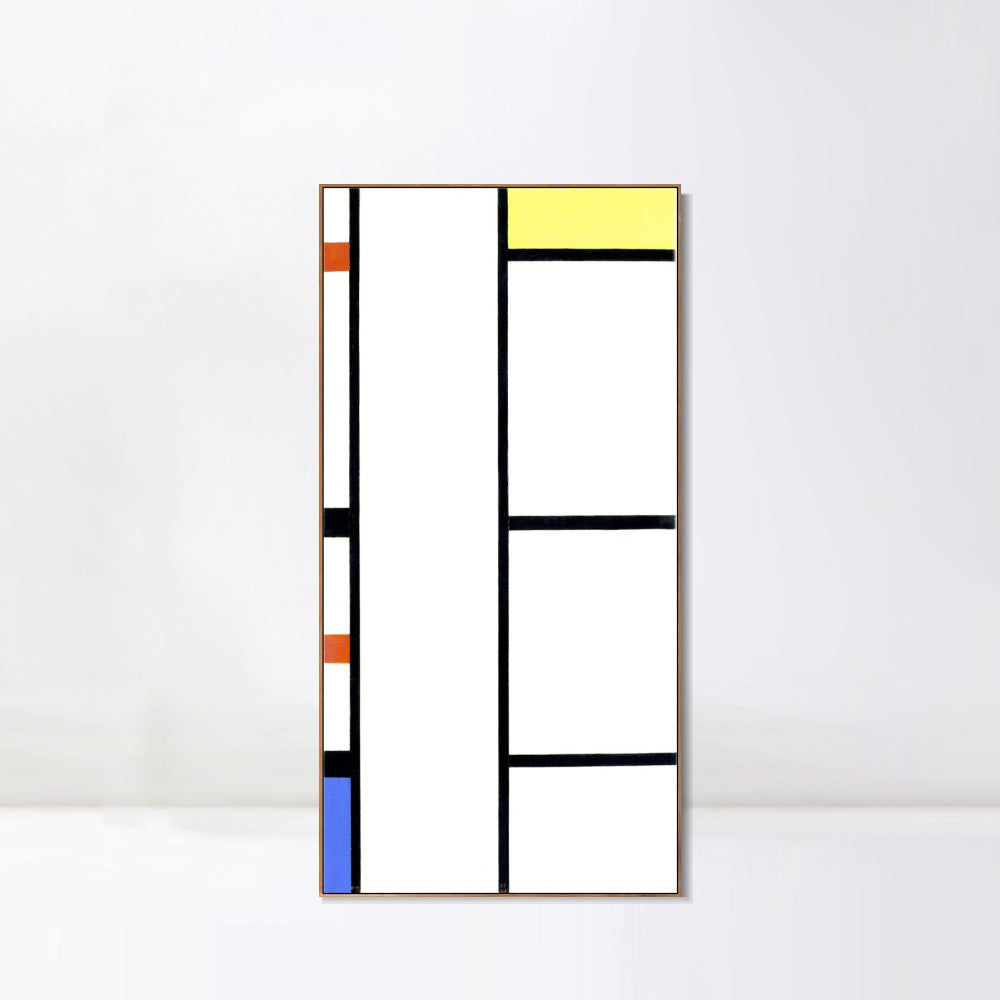 INVIN ART Framed Canvas Series#058 by Piet Cornelies Mondrian Wall Art Living Room Home Office Decorations