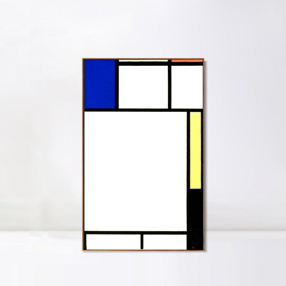 INVIN ART Framed Canvas Series#059 by Piet Cornelies Mondrian Wall Art Living Room Home Office Decorations