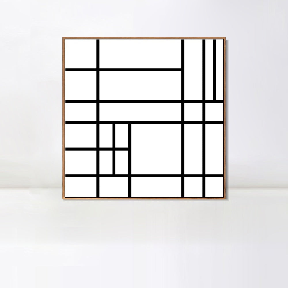 INVIN ART Framed Canvas Series#070 by Piet Cornelies Mondrian Wall Art Living Room Home Office Decorations