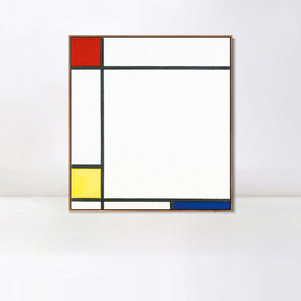 INVIN ART Framed Canvas Series#072 by Piet Cornelies Mondrian Wall Art Living Room Home Office Decorations