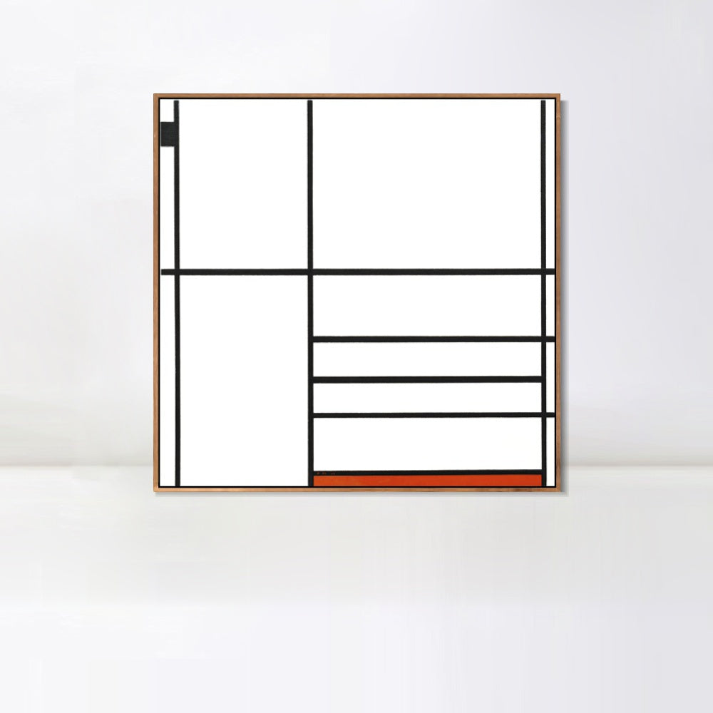 INVIN ART Framed Canvas Series#080 by Piet Cornelies Mondrian Wall Art Living Room Home Office Decorations