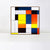 INVIN ART Framed Canvas Series#083 by Piet Cornelies Mondrian Wall Art Living Room Home Office Decorations