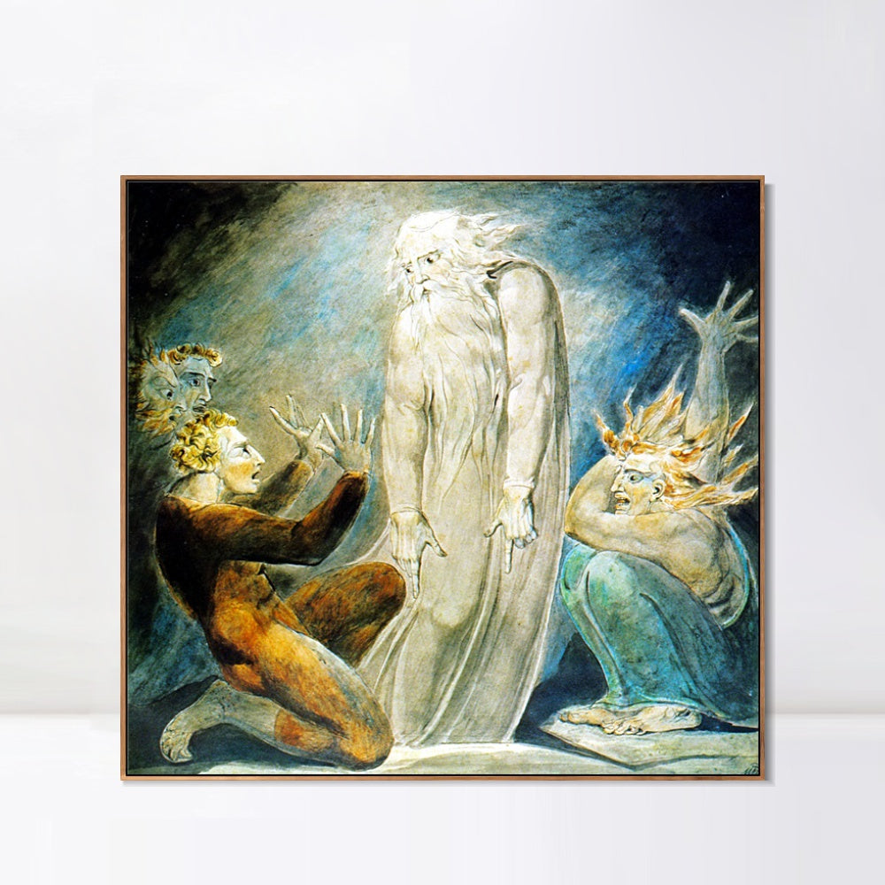 INVIN ART Framed Canvas Giclee Print Art Martin Butlin by William Blake Wall Art