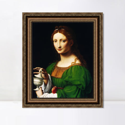 INVIN ART Framed Canvas Art Giclee Print Series#006 by Leonardo da Vinci Wall Art Living Room Home Office Decorations