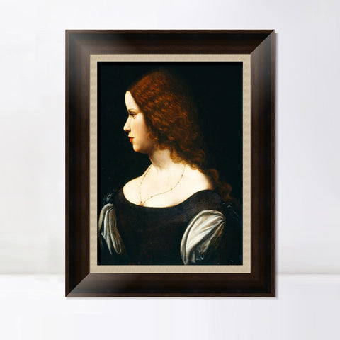 INVIN ART Framed Canvas Art Giclee Print Series#007 by Leonardo da Vinci Wall Art Living Room Home Office Decorations