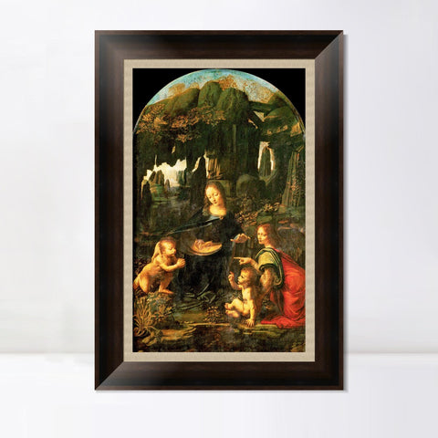 INVIN ART Framed Canvas Art Giclee Print Series#016 by Leonardo da Vinci Wall Art Living Room Home Office Decorations