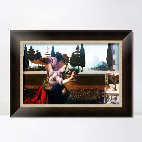 INVIN ART Framed Canvas Art Giclee Print Series#018 by Leonardo da Vinci Wall Art Living Room Home Office Decorations