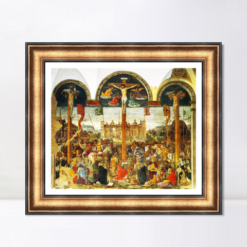 INVIN ART Framed Canvas Art Giclee Print Series#019 by Leonardo da Vinci Wall Art Living Room Home Office Decorations