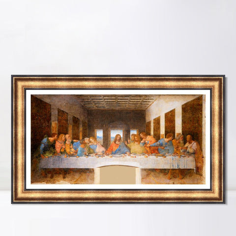 INVIN ART Framed Canvas Art Giclee Print Series#020 by Leonardo da Vinci Wall Art Living Room Home Office Decorations