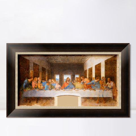 INVIN ART Framed Canvas Art Giclee Print Series#020 by Leonardo da Vinci Wall Art Living Room Home Office Decorations