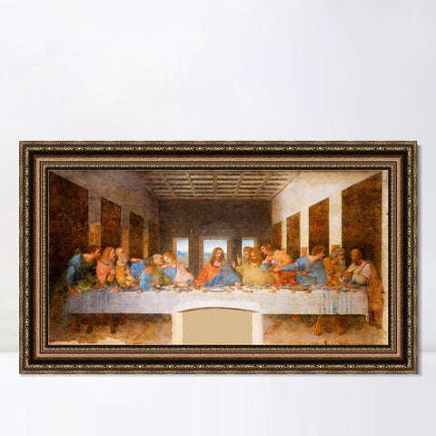 INVIN ART Framed Canvas Art Giclee Print Series#020 by Leonardo da Vinci Wall Art Living Room Home Office Decorations