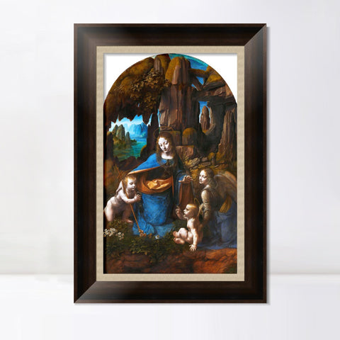 INVIN ART Framed Canvas Art Giclee Print Series#023 by Leonardo da Vinci Wall Art Living Room Home Office Decorations