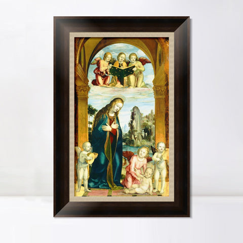 INVIN ART Framed Canvas Art Giclee Print Series#025 by Leonardo da Vinci Wall Art Living Room Home Office Decorations