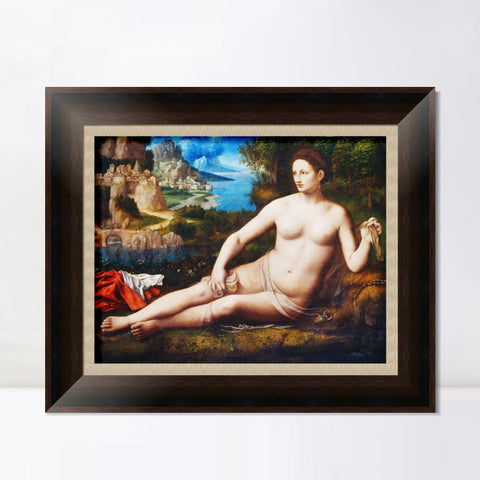 INVIN ART Framed Canvas Art Giclee Print Series#027 by Leonardo da Vinci Wall Art Living Room Home Office Decorations