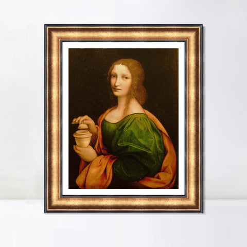 INVIN ART Framed Canvas Art Giclee Print Series#028 by Leonardo da Vinci Wall Art Living Room Home Office Decorations