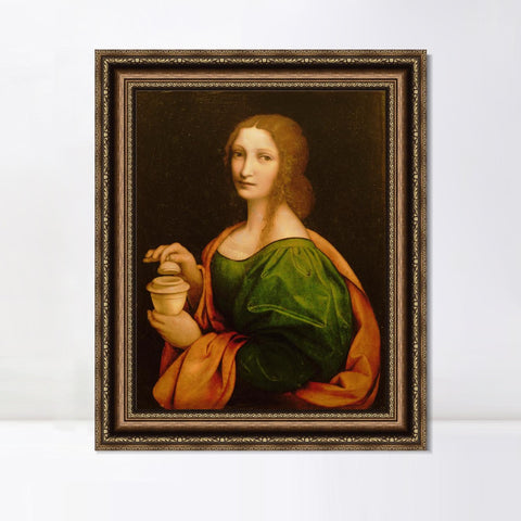 INVIN ART Framed Canvas Art Giclee Print Series#028 by Leonardo da Vinci Wall Art Living Room Home Office Decorations