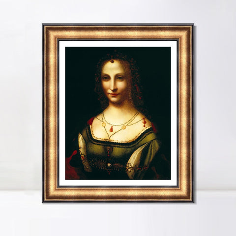 INVIN ART Framed Canvas Art Giclee Print Series#029 by Leonardo da Vinci Wall Art Living Room Home Office Decorations