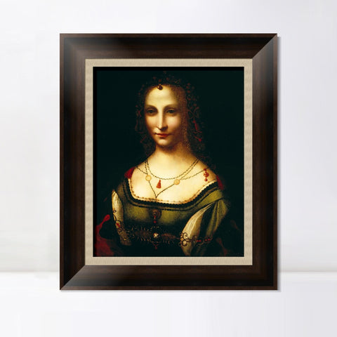 INVIN ART Framed Canvas Art Giclee Print Series#029 by Leonardo da Vinci Wall Art Living Room Home Office Decorations