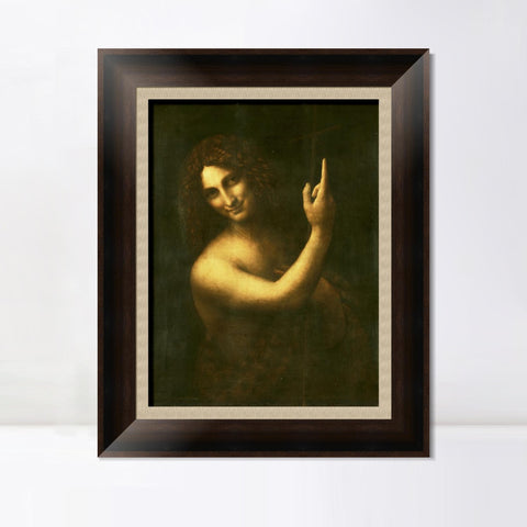 INVIN ART Framed Canvas Art Giclee Print Series#030 by Leonardo da Vinci Wall Art Living Room Home Office Decorations
