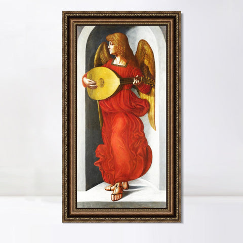 INVIN ART Framed Canvas Art Giclee Print Series#031 by Leonardo da Vinci Wall Art Living Room Home Office Decorations