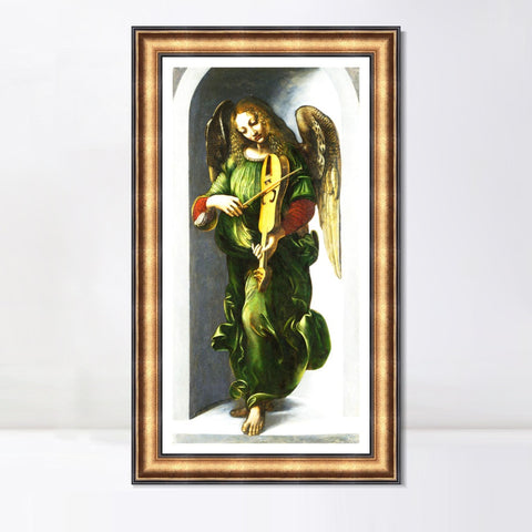INVIN ART Framed Canvas Art Giclee Print Series#032 by Leonardo da Vinci Wall Art Living Room Home Office Decorations