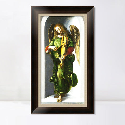INVIN ART Framed Canvas Art Giclee Print Series#032 by Leonardo da Vinci Wall Art Living Room Home Office Decorations