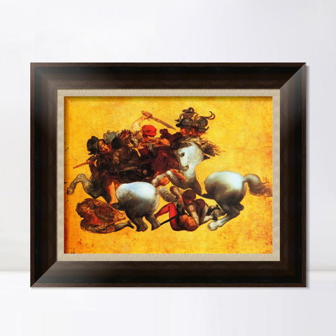 INVIN ART Framed Canvas Art Giclee Print Series#034 by Leonardo da Vinci Wall Art Living Room Home Office Decorations