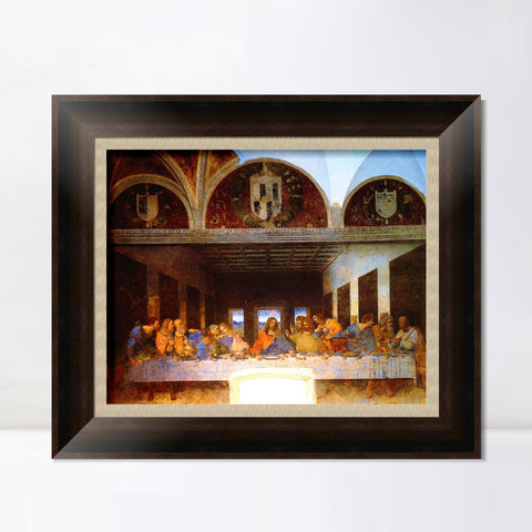 INVIN ART Framed Canvas Art Giclee Print Series#036 by Leonardo da Vinci Wall Art Living Room Home Office Decorations