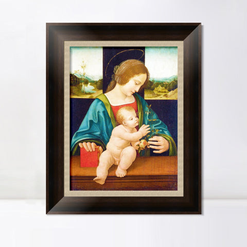 INVIN ART Framed Canvas Art Giclee Print Series#037 by Leonardo da Vinci Wall Art Living Room Home Office Decorations