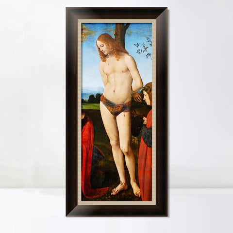 INVIN ART Framed Canvas Art Giclee Print Series#044 by Leonardo da Vinci Wall Art Living Room Home Office Decorations