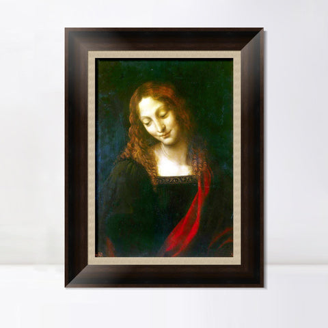 INVIN ART Framed Canvas Art Giclee Print Series#045 by Leonardo da Vinci Wall Art Living Room Home Office Decorations