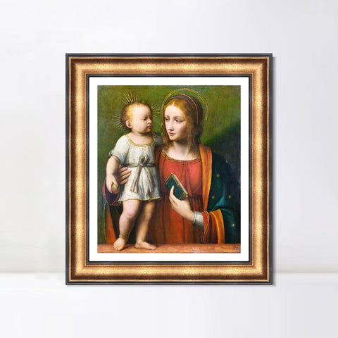 INVIN ART Framed Canvas Art Giclee Print Series#056 by Leonardo da Vinci Wall Art Living Room Home Office Decorations