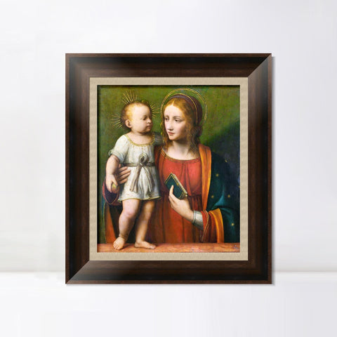 INVIN ART Framed Canvas Art Giclee Print Series#056 by Leonardo da Vinci Wall Art Living Room Home Office Decorations