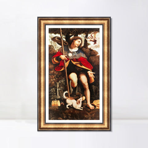 INVIN ART Framed Canvas Art Giclee Print Series#060 by Leonardo da Vinci Wall Art Living Room Home Office Decorations