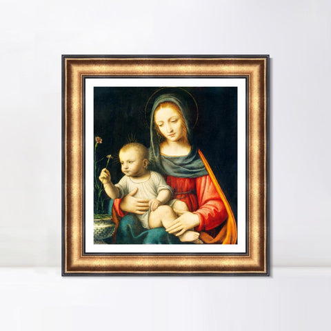 INVIN ART Framed Canvas Art Giclee Print Series#065 by Leonardo da Vinci Wall Art Living Room Home Office Decorations