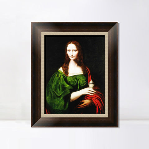 INVIN ART Framed Canvas Art Giclee Print Series#066 by Leonardo da Vinci Wall Art Living Room Home Office Decorations