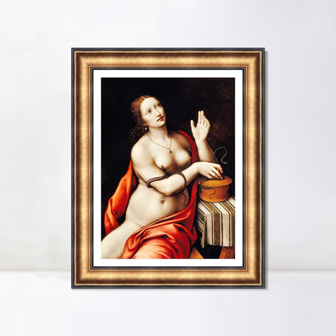 INVIN ART Framed Canvas Art Giclee Print Series#068 by Leonardo da Vinci Wall Art Living Room Home Office Decorations